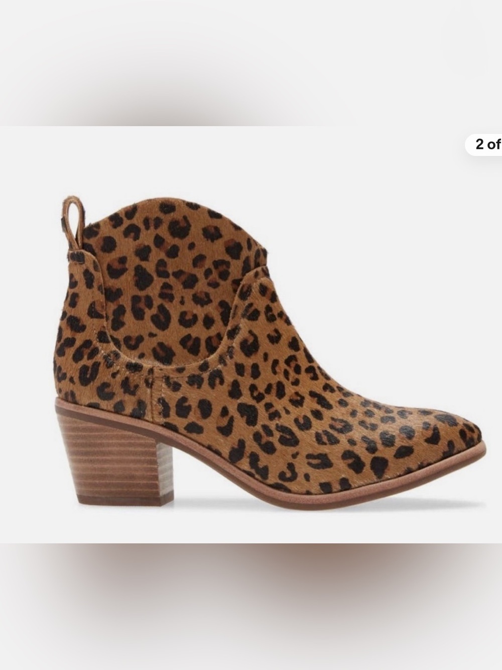 UGG Leopard Print Ankle Boot in Brown and Black